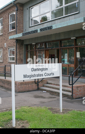 Magistrates Courts, Darlington, Durham Co., England, UK Banque D'Images