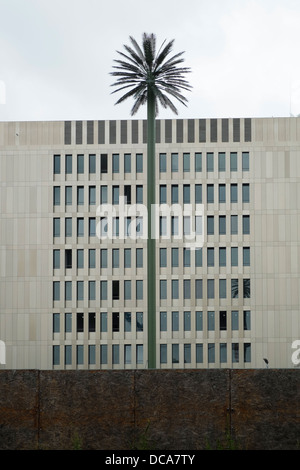 Vue extérieure du nouveau siège du BND (Bundesnachrichtendienst) le Service fédéral de renseignements de l'Allemagne à Berlin Banque D'Images