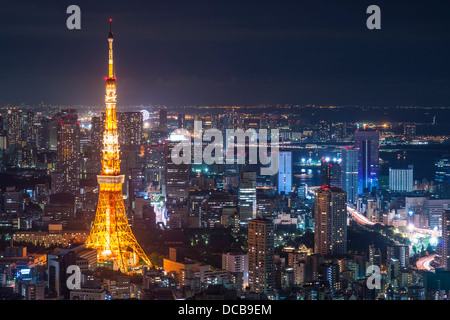 Tour de Tokyo à Tokyo, Japon. Banque D'Images