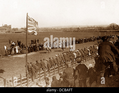 L'extraction du charbon Pit Pony courses début des années 1900 Banque D'Images