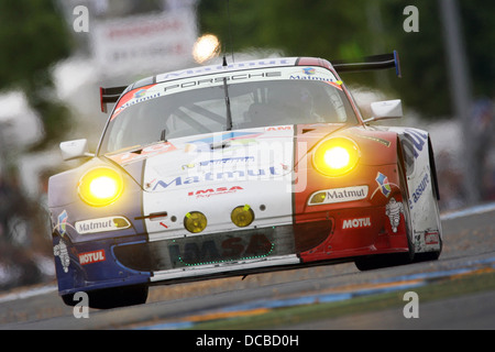 Porsche 911 RSR, 24 Heures du Mans, France, 2013 Banque D'Images