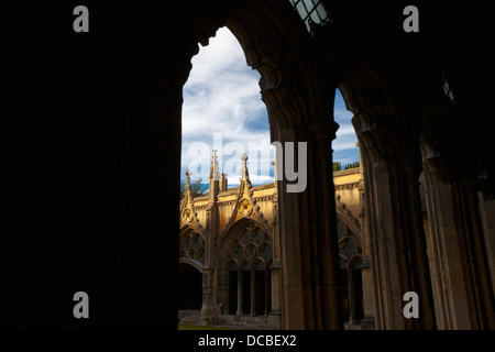 Cloîtres, La Cathédrale de Canterbury, Kent Banque D'Images