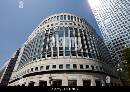 Thomson Reuters building 30th south colonnade canary wharf London England UK Banque D'Images