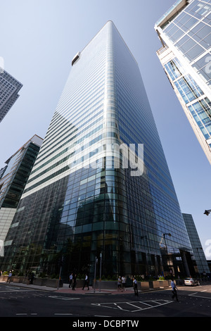 8 canada Square siège social du groupe de tours hsbc quai des canaries Londres Angleterre Royaume-Uni siège de hsbc Banque D'Images