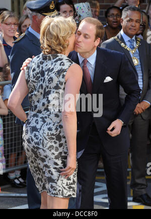 Le prince William, duc de Cambridge. L'ouverture du nouveau Centre de chêne pour les enfants et les jeunes au Royal Marsden Hospital. Sutton, Angleterre - 29.09.11 Banque D'Images