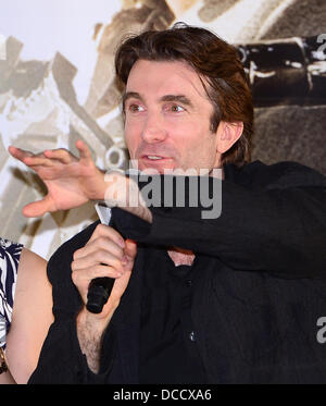 Séoul, Corée du Sud. 14Th Aug 2013. Sharlto Copley assiste au tapis rouge pour 'Elysium' au CGV Séoul le 14 août 2013 à Séoul, Corée du Sud. © Jbp/Jana Press/ZUMAPRESS.com/Alamy Live News Banque D'Images