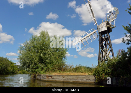 Boardman's Mill Bazin, comment Hill, Norfolk Broads, Parc National Banque D'Images