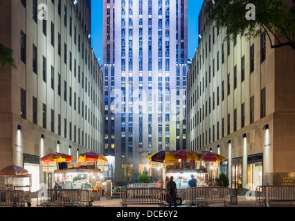 Le Rockefeller Center, Midtown, Manhattan, New York Banque D'Images