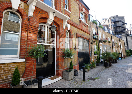 Park Crescent mews London England UK Banque D'Images