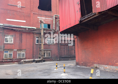 Bâtiment de l'usine abandonnée Banque D'Images