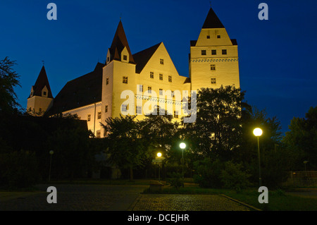 Neues Schloss castle, Danube, Ingolstadt, Upper Bavaria, Bavaria, Germany, Europe. Banque D'Images