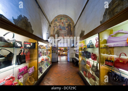 Italie, Toscane, Florence, Scuola del cuoio, École de cuir Banque D'Images