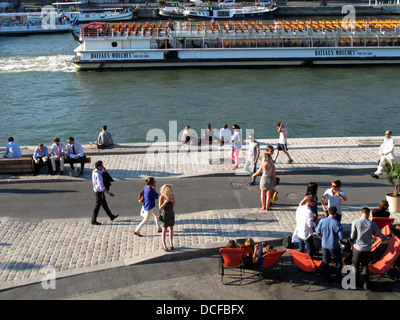 Les Berges de la Seine,nouvelles,quai d'Orsay,Paris,France,rive gauche Banque D'Images