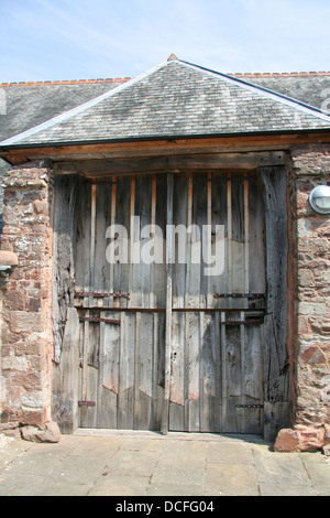 Portes de grange dîmière Somerset England UK Dunster Banque D'Images