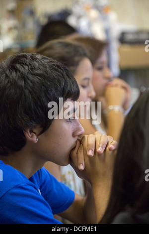 Fuerza Unida Programme de leadership des jeunes d'été pour adolescents hispaniques dans le sud de San Antonio Banque D'Images