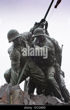 Mémorial de la Marine, la bataille d'Iwo Jima Banque D'Images