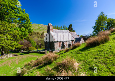 L'église St Martin, Martindale dans le Parc National du Lake District, Cumbria, Angleterre, Royaume-Uni, Europe. Banque D'Images