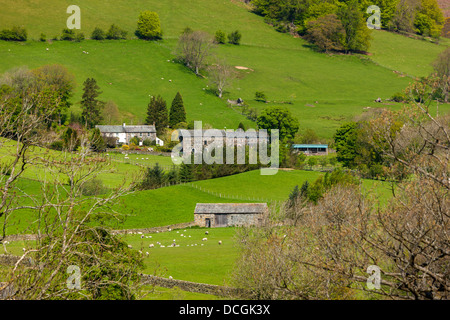 Paysage près de Cumbrie Smuid, Parc National de Lake District, Cumbria, Angleterre, Royaume-Uni, Europe. Banque D'Images