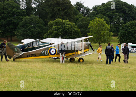 Le De Havilland moth club 28e Rallye international Banque D'Images