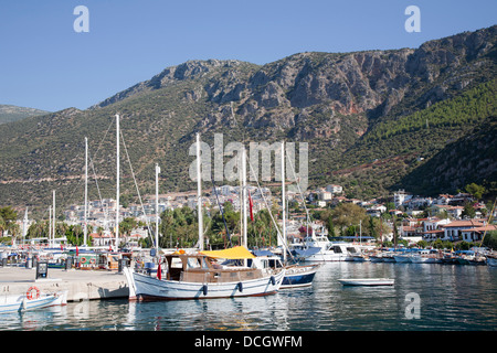 Kas, littoral méditerranéen, de la Turquie, d'Asie Banque D'Images