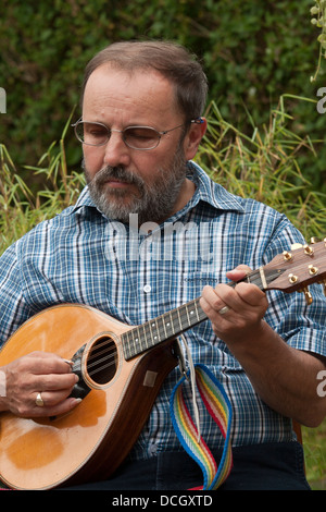 Joueur de mandoline Banque D'Images