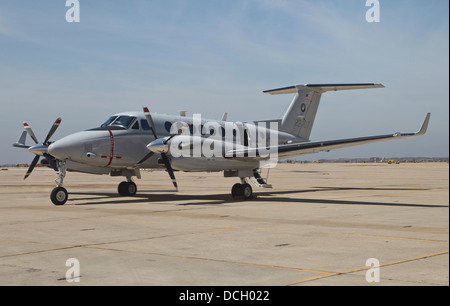 La Marine américaine une UC-12W King Air avion polyvalent au Marine Corps Air Station Miramar, Californie. Banque D'Images