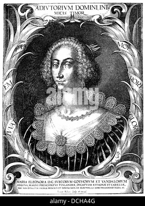 Maria Eleonora von Brandenburg, 1599 - 1655, une princesse de Saxe et de l'épouse de Gustave II Adolphe, Roi de Suède Banque D'Images