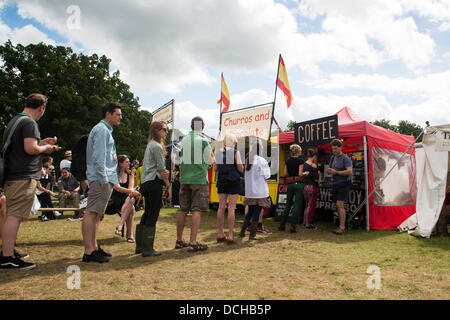 Crickhowell, Pays de Galles, Royaume-Uni. 18 août 2013. Jour 4 de Green Man Festival. Credit : Polly Thomas/Alamy Live News Banque D'Images