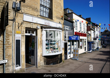 Rangée du milieu - Chipping Norton, Oxfordshire, Angleterre. Banque D'Images