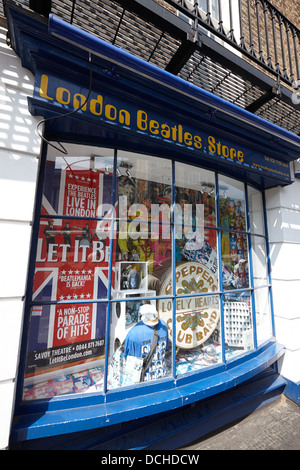 La london beatles store London England UK Banque D'Images