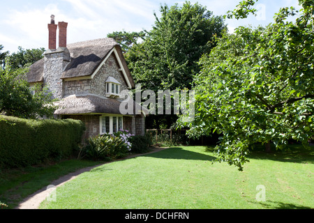 Dutch Cottage, Blaise Hamlet, Henbury, Bristol, Angleterre, Royaume-Uni. Banque D'Images