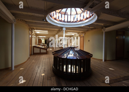 Pont de passagers sur Isambard Kingdom Brunel's SS Great Britain de navire à vapeur. Bristol, Angleterre, Royaume-Uni. Banque D'Images