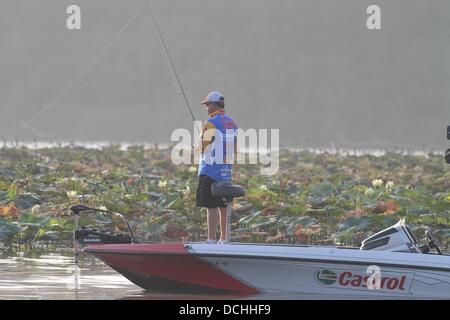 Shreveport - Bossier City, Louisiane, Etats-Unis. Août 18, 2013. - Sur l'eau dernier jour de la FLW Forrest coupe de bois 8-18-13. © ZUMA Press, Inc./Alamy Live News Banque D'Images