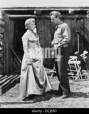 SHANE - Alan Ladd, Jean Arthur, Van Heflin - réalisé par George Stevens - Paramount, 1953. Banque D'Images