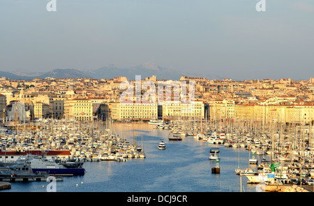 Vieux Port Marseille Bouches-du-Rhône Côte D'Azur France Banque D'Images