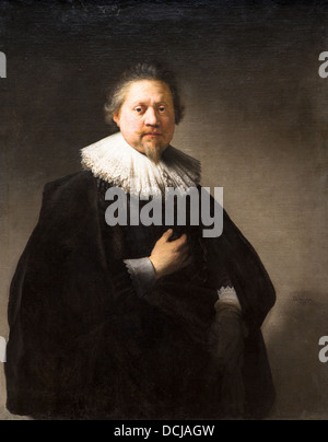 Portrait d'un homme, probablement un membre de la famille Van Beresteyn - Rembrandt (1632) Huile sur toile Banque D'Images