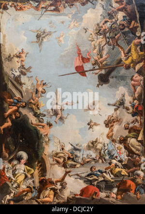 18e siècle - la glorification de la famille Giustiniani, 1784 - Giovanni Domenica Tiepolo Philippe Sauvan-Magnet / Active M Banque D'Images