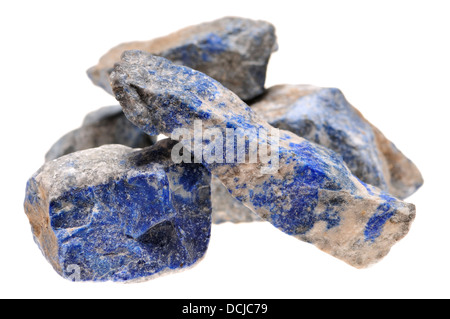 Le lapis-lazuli - lazurite dans en Banque D'Images