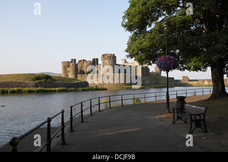 Château de Caerphilly, Wales UK Banque D'Images