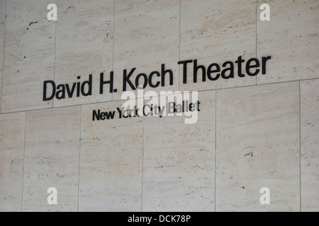 David H Koch Theatre New York City Ballet au Lincoln Center Banque D'Images