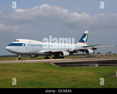 B-HUQ Cathay Pacific Boeing 747-467F - le cn 34150 taxiing 14juillet2013 pic-005 Banque D'Images