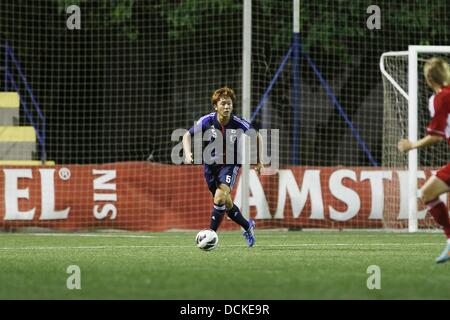 Kyohei Yoshino (JPN), le 15 août 2013 - Football : L'Alcùdia U20 tournoi international de soccer U19 match entre le Bélarus et U19 du Japon, à l'Estadio Municipal Els Arcs dans l'Alcudia, Espagne, le 15 août 2013. (Photo de bla) Banque D'Images