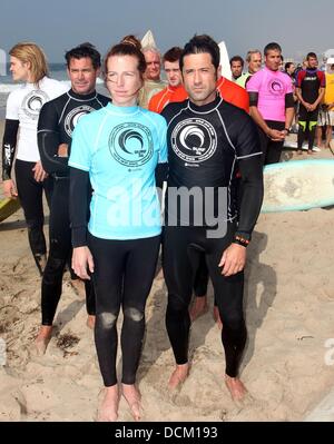 Ted Dubrawski, James Pribram, Tanna Frederick, David O'Donnell et John Sahakian 4e projet enregistrer notre Surf's "Naviguer" Surfathon 24 2011 Celebrity - Jour 1 Santa Monica, Californie - 15.10.11 Banque D'Images