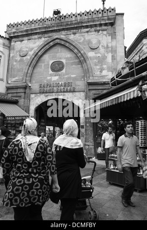 Entrée principale du Grand Bazar d'Istanbul, Turquie Banque D'Images