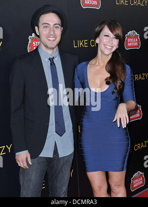 Jarod Einsohn et Jennifer Love Hewitt Premiere de Paramount Pictures' 'comme une folle' tenue à l'Egyptian Theatre Los Angeles, Californie - 25.10.11 Banque D'Images