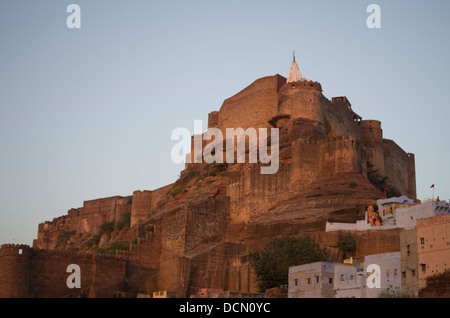 Meherangarh Fort - Jodhpur, Rajashtan, Inde Banque D'Images