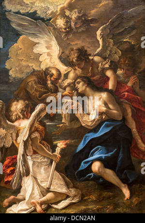 17e siècle - Le Las Communion de Sainte Marie de l'Egypte, 1695 - Sebastiano Ricci Philippe Sauvan-Magnet / Active Museum Banque D'Images