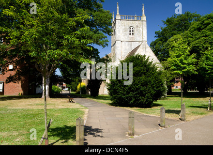 L'église St Mary de Lode, la plus ancienne église de Gloucester, Gloucestershire, Angleterre. Banque D'Images