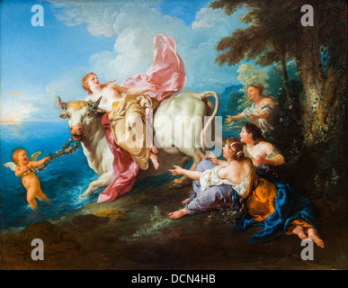 18e siècle - l'enlèvement d'Europa, 1716 - Jean-François de Troy Philippe Sauvan-Magnet / Active Museum Banque D'Images