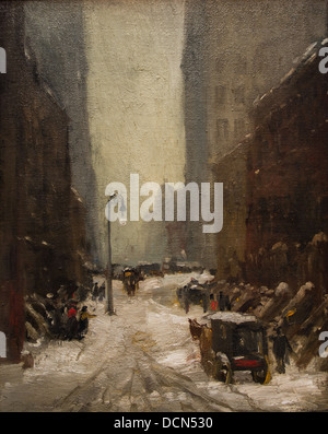 20e siècle - la neige à New-York - Robert Henri (1902) Philippe Sauvan-Magnet / Active Museum Banque D'Images